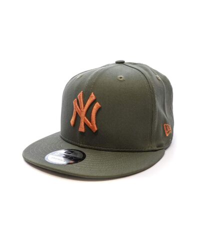 Casquette kaki/orange homme new era white crown - m/l