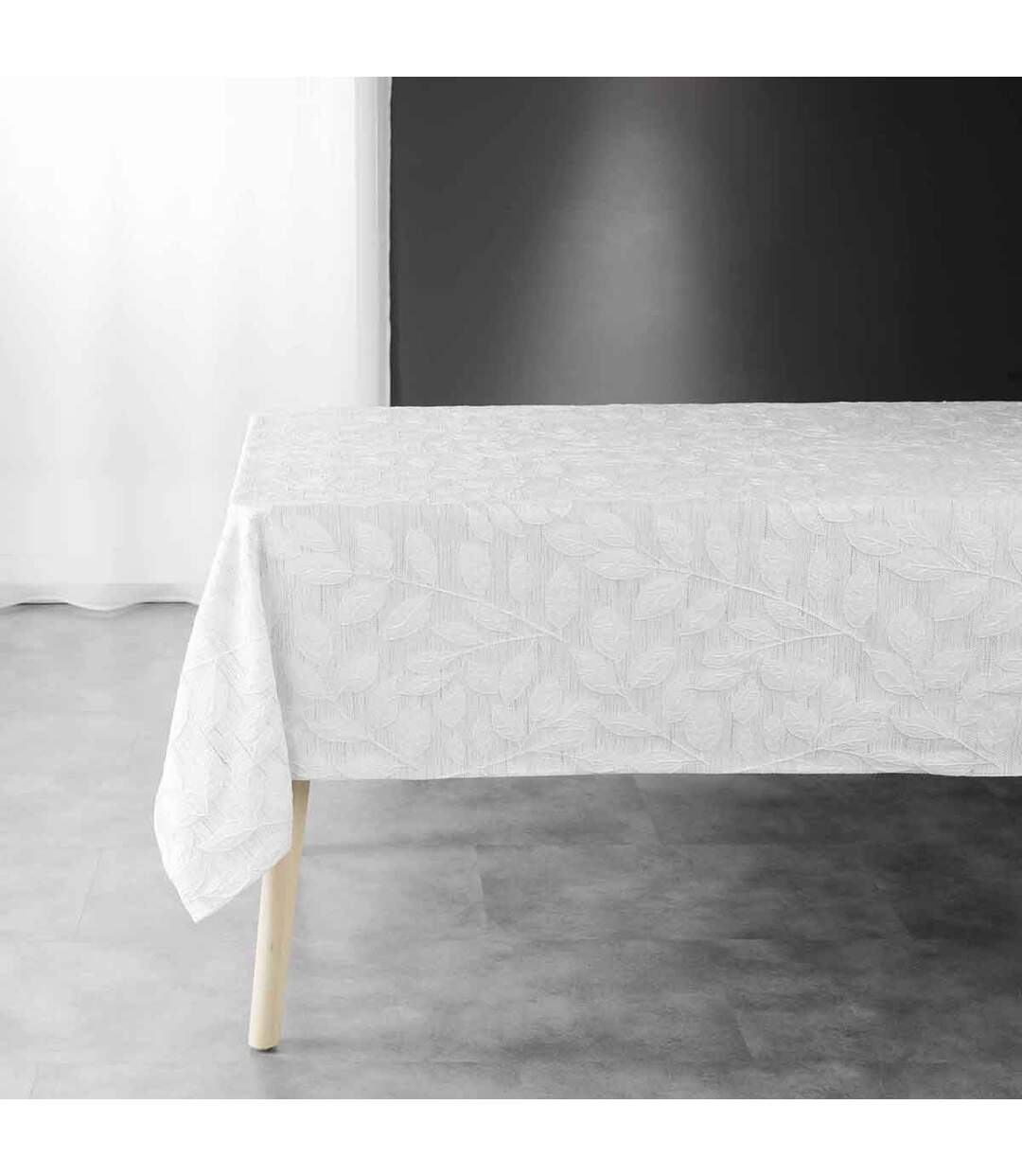 Nappe Jacquard Déco Gipsy 140x240cm Gris-1