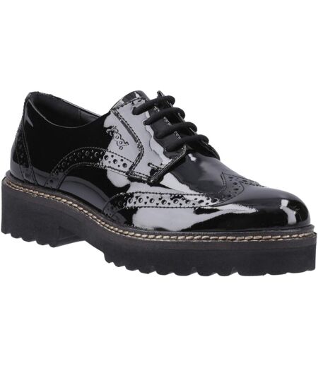 Chaussures brogues kortney femme noir POD