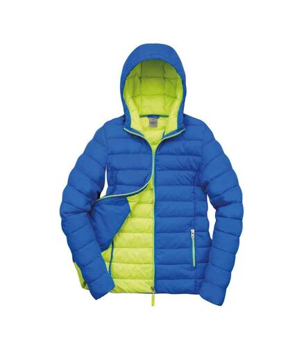 Veste à capuche snow bird homme bleu mer / vert clair Result Urban