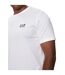 Mens Cotton Slim T-shirt White Black Emporio Armani EA7-3