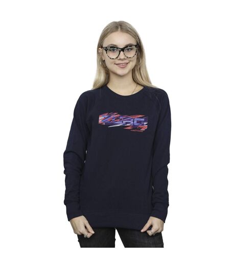 Disney - Sweat LIGHTYEAR ZURG GRAPHIC TITLE - Femme (Bleu marine) - UTBI25124