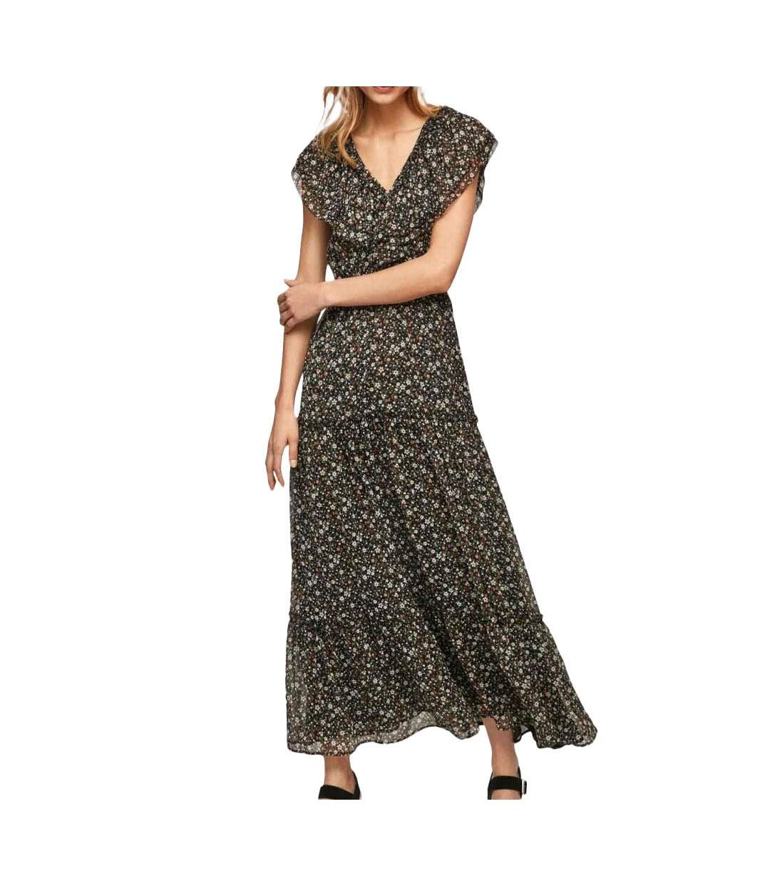 Robe Noire à Motifs Femme Pepe jeans Aroa - M-1