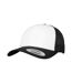 Casquette trucker noir / blanc Flexfit