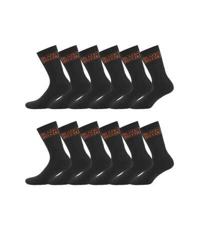 Lot de 12 paires de chaussettes haute de travail Tekl Black & Decker