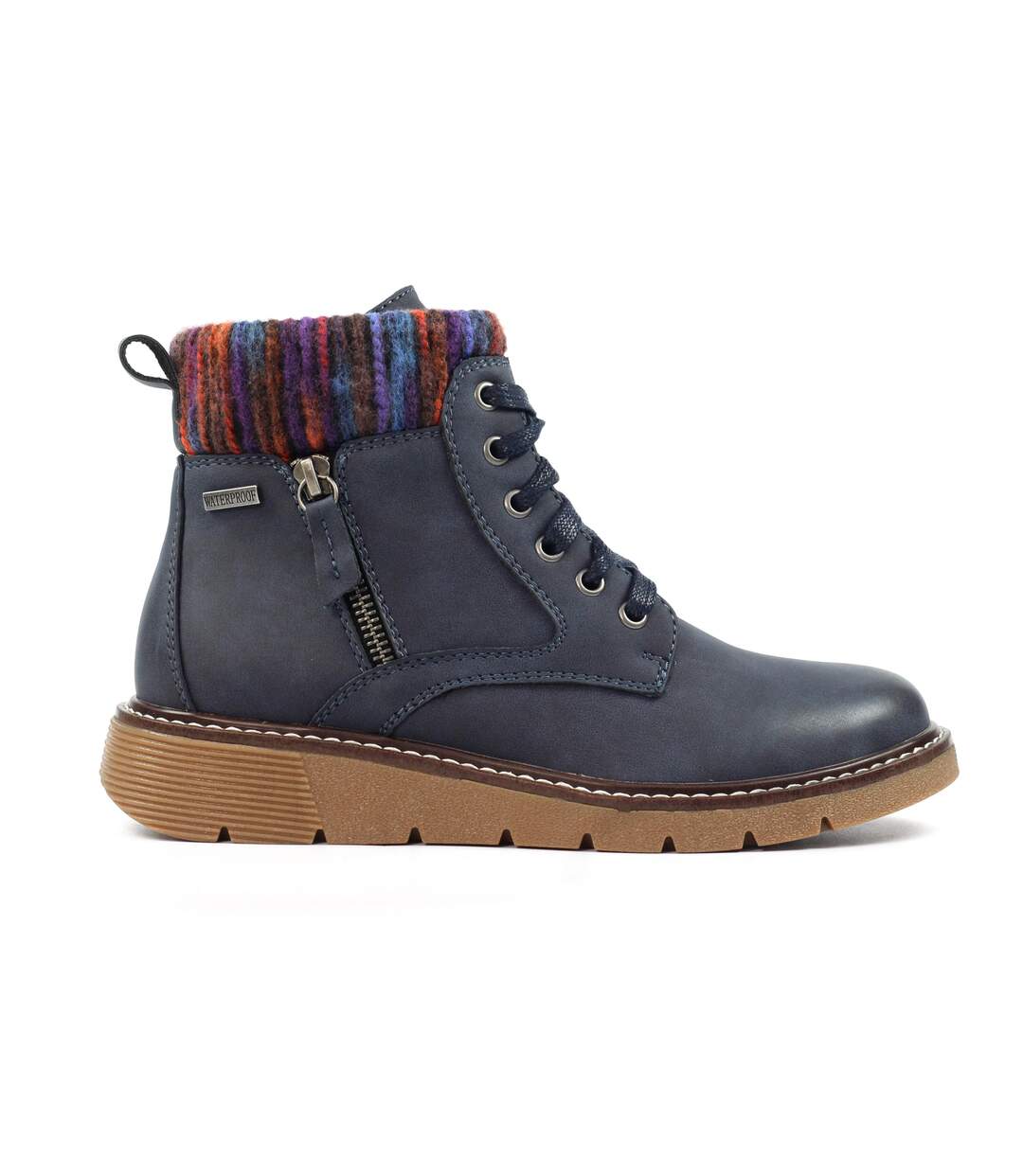 Bottes Coupe Large California Femme Bleu Lunar-1