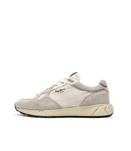 Baskets blanches/grises homme pepe jeans marlon divided