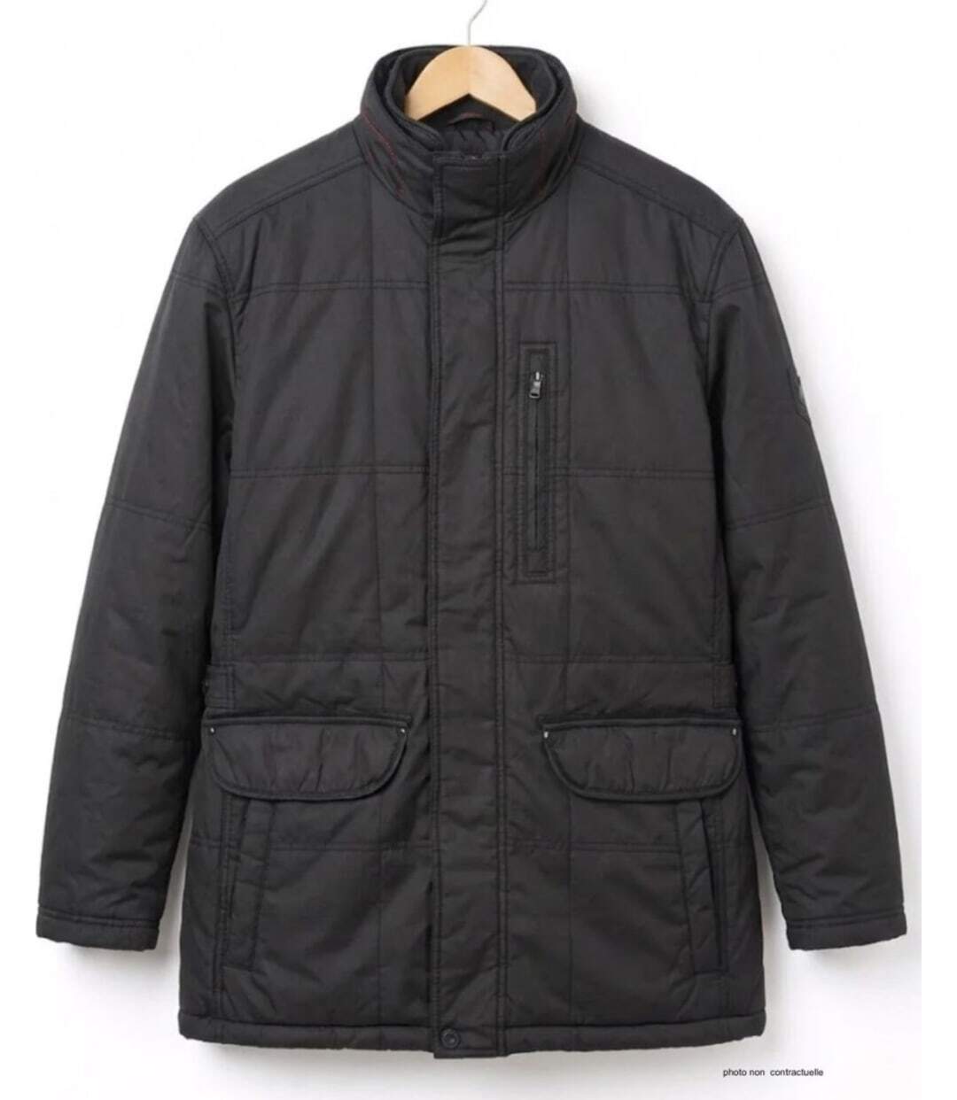 WINCHESTER NOVAK — Parka doublée tissu déperlant noir : l'alliance parfaite du style et de la protection-2
