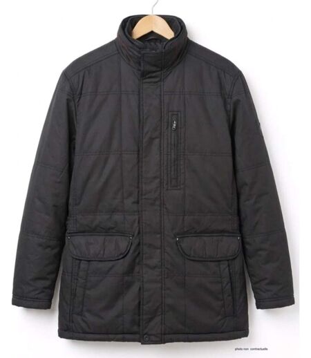 WINCHESTER NOVAK — Parka doublée tissu déperlant noir : l'alliance parfaite du style et de la protection