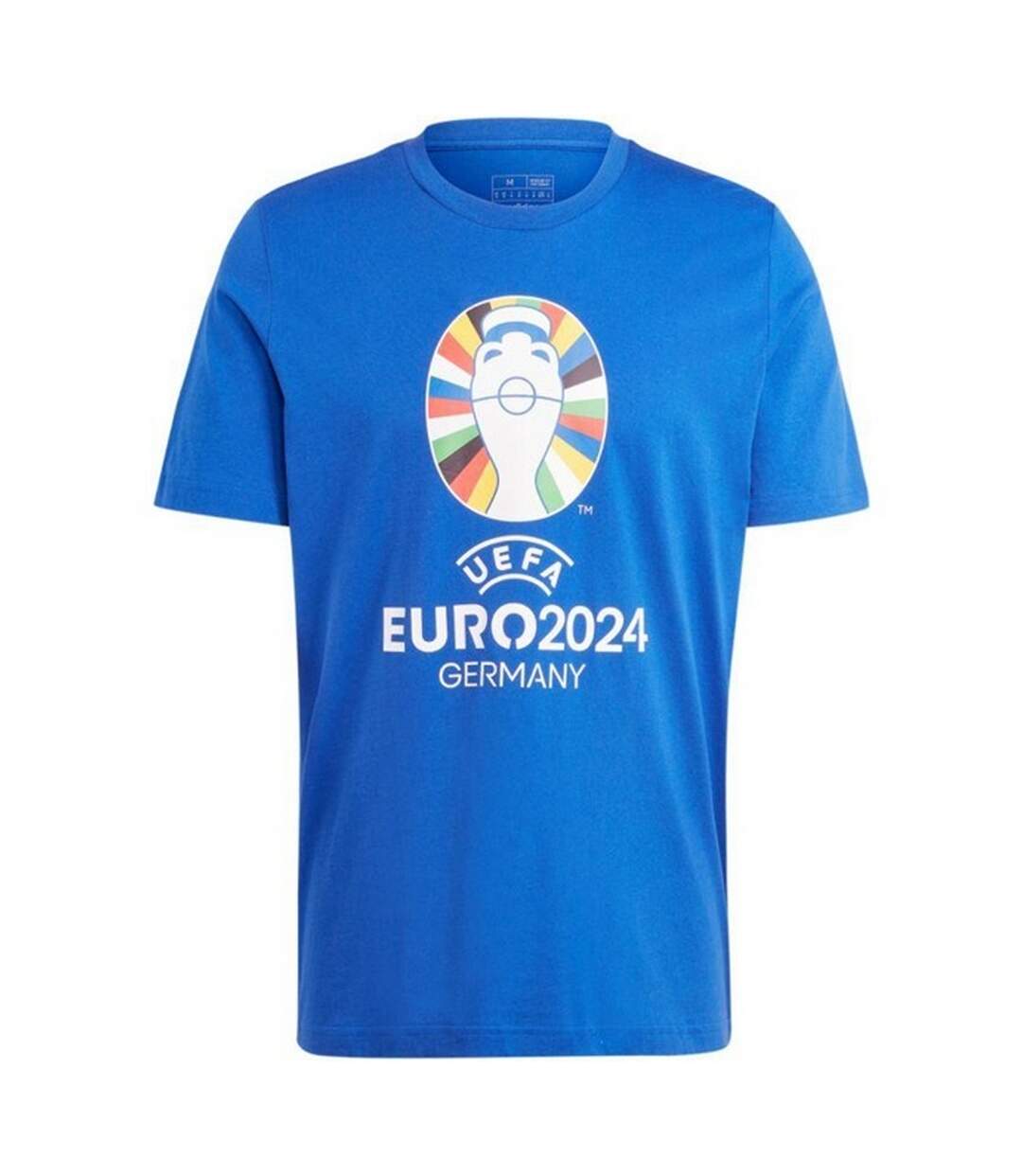 T-shirt Uefa Euro24 Homme Bleu Adidas-2