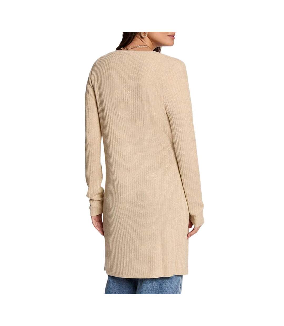 Gilet beige femme morgan mirzou-2