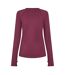 Haut Manches Longues Femme Pourpre USA Pro-2