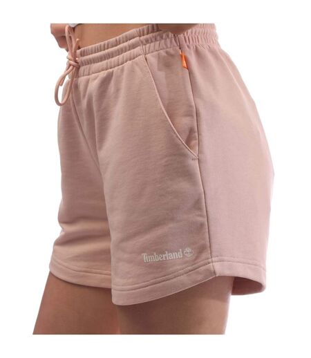 Short De Jogging Style Linéaire Femme Rose Timberland