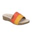 Sandales Mules Tonga Femme Jaune Orange Josef Seibel-1