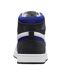 Womens/ladies Air Jordan 1 Leather Trainers Blue Grey Black Nike-2