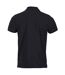 Unisex adult polo shirt black Lincoln-2