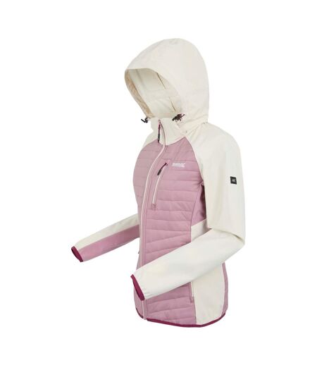 Womens/ladies Pro Hybrid Ii Padded Jacket Light Vanilla Lilas Regatta