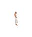 Womens/ladies Polka Dot Polyester Midi Dress Cream Black AX Paris-1