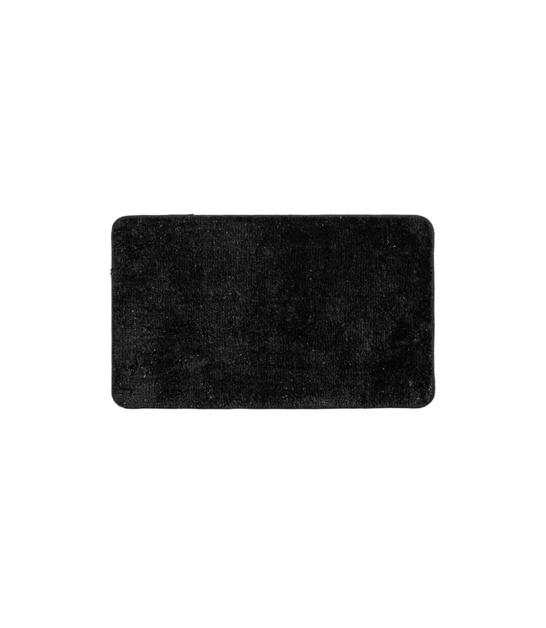 Tapis de Bain Microfibre Métallisé 45x75cm Noir-2