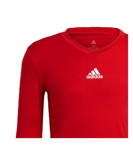 Maillot De Foot Manches Longues Team Base Homme Rouge Adidas