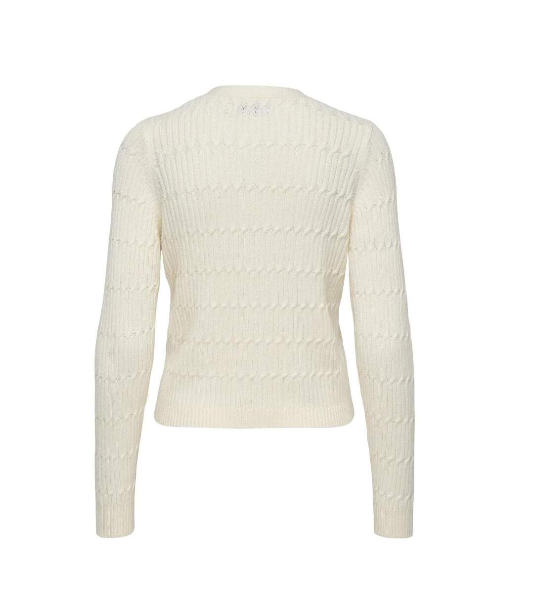 Gilet blanc femme only katia-2