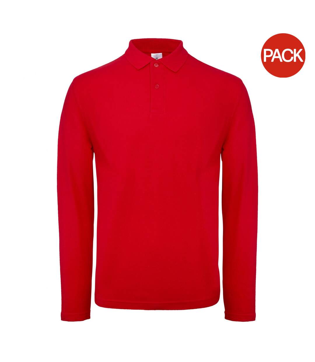 Polos id.001 homme rouge B&C-1