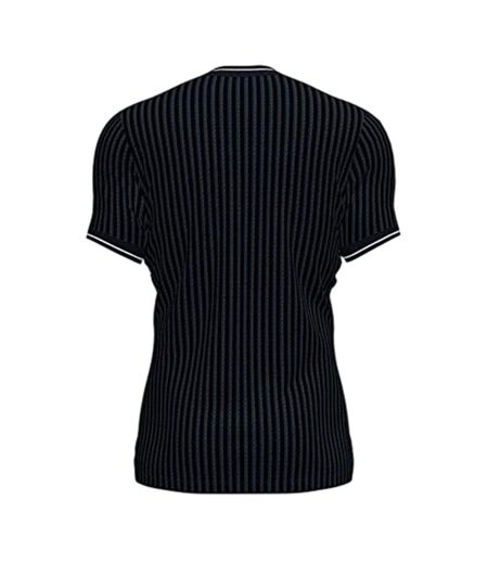 Maillot De Foot Manches Courtes Motif/style À Rayures Homme Noir Joma