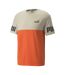 T-shirt Beige/Orange Homme Puma Power Colorblock