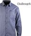 CHALLENGER TEVA1 — Chemise à carreaux manches longues bleu chiné : chaleur et aisance en flanelle-4