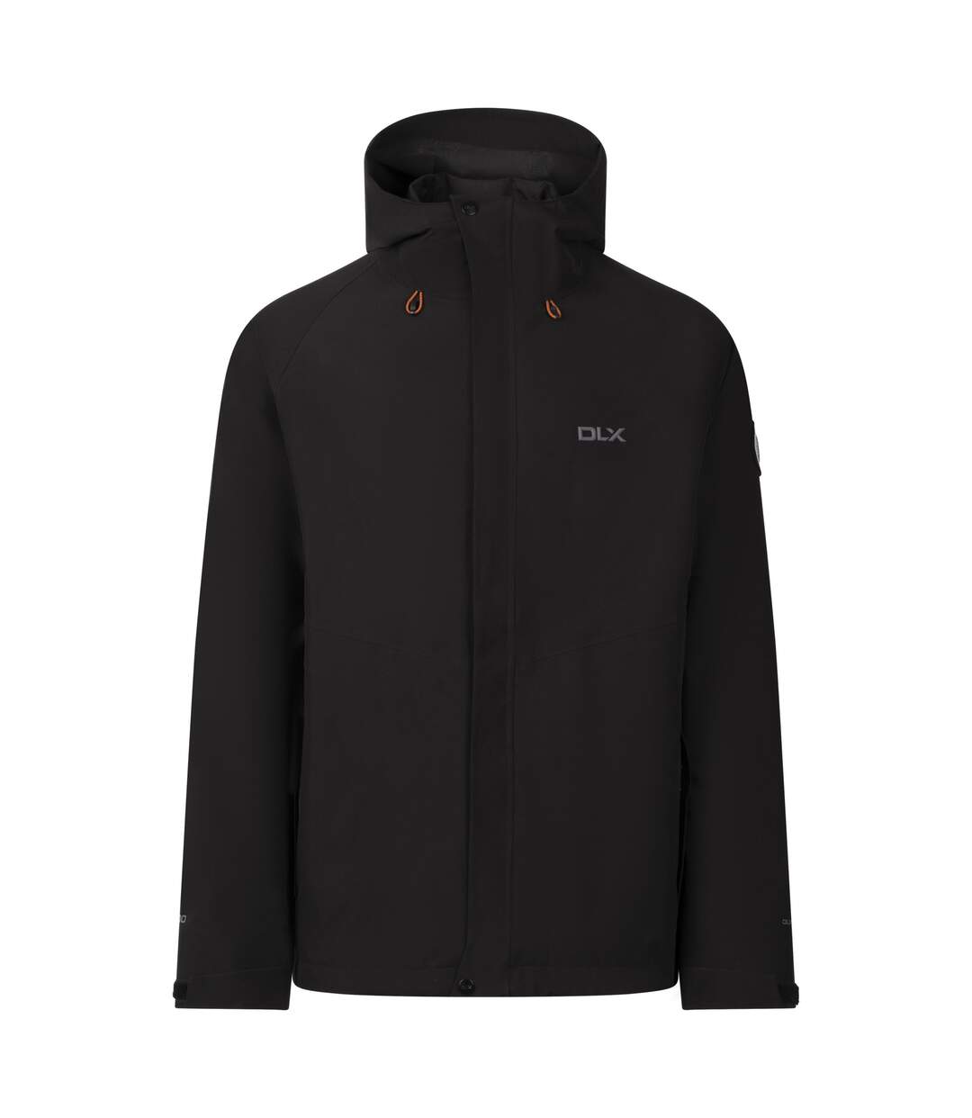 Mens frederic 3 in 1 raincoat black Trespass-1
