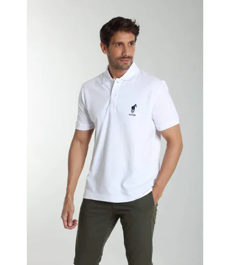 Polo manches courtes en coton PING