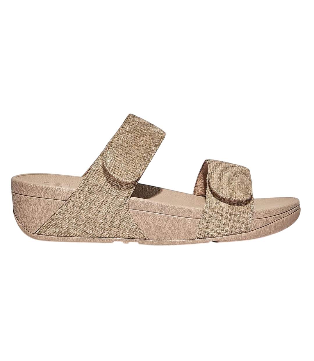 Claquettes Lulu Shimmerlux Femme Marron Pâle Beige FitFlop-1