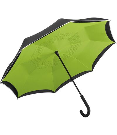 Parapluie standard FP7715 - noir et vert lime