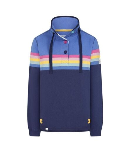 Sweat Motif/style Prisme Femme Lilas Foncé Lazy Jacks