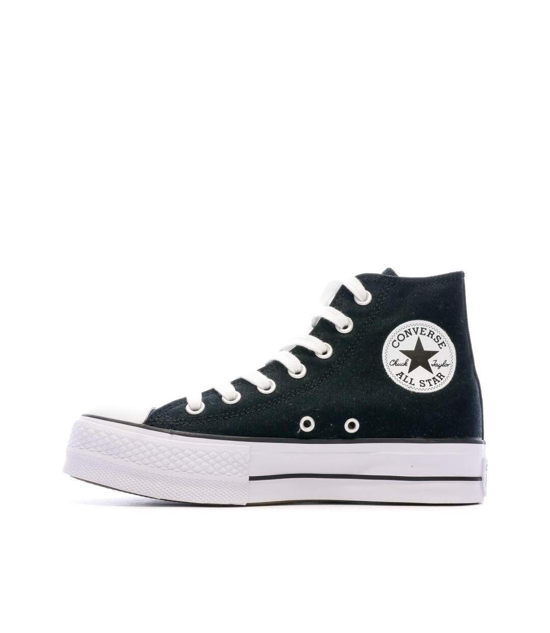 Baskets noir femme converse chuck taylor all star platform-1