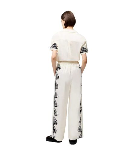 Pantalon Motif/style Floral Femme Noir French Connection
