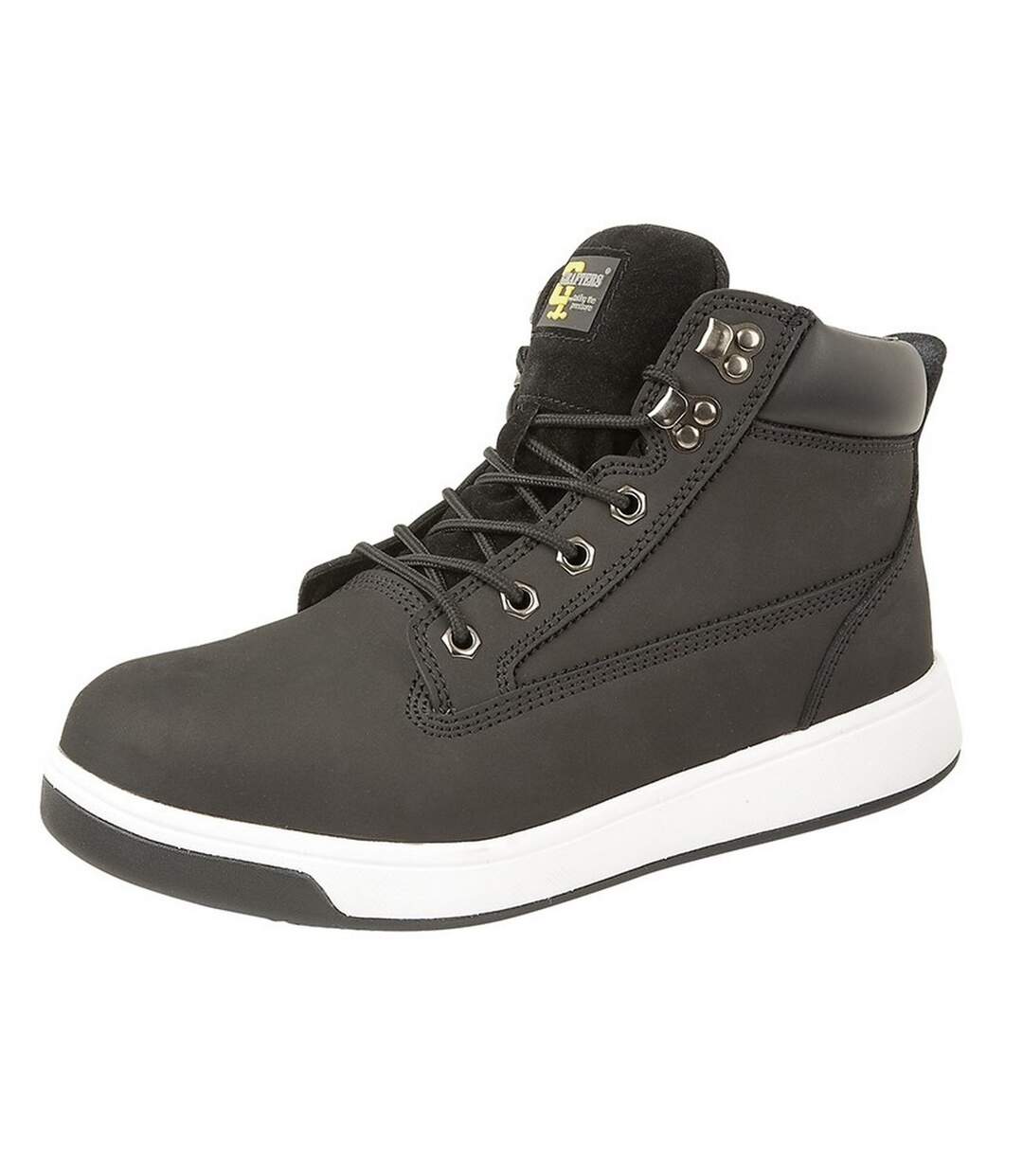 Chaussures Montantes De Sécurité Action Homme Noir Grafters-1
