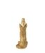 Statuette Renard en Résine Hibou 28cm Doré-4