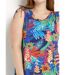 Robe débardeur courte fleuri tropical-3