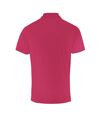 Premier Mens Coolchecker Pique Short Sleeve Polo T-Shirt (Purple)
