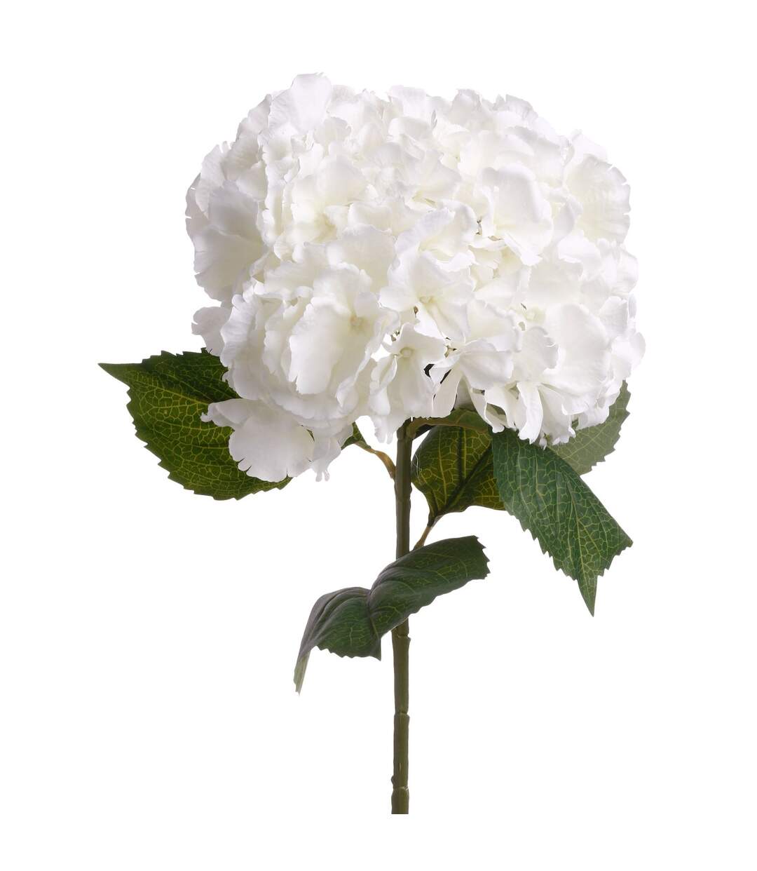 Tige artificielle d'Hortensia - H. 83 cm - Blanc