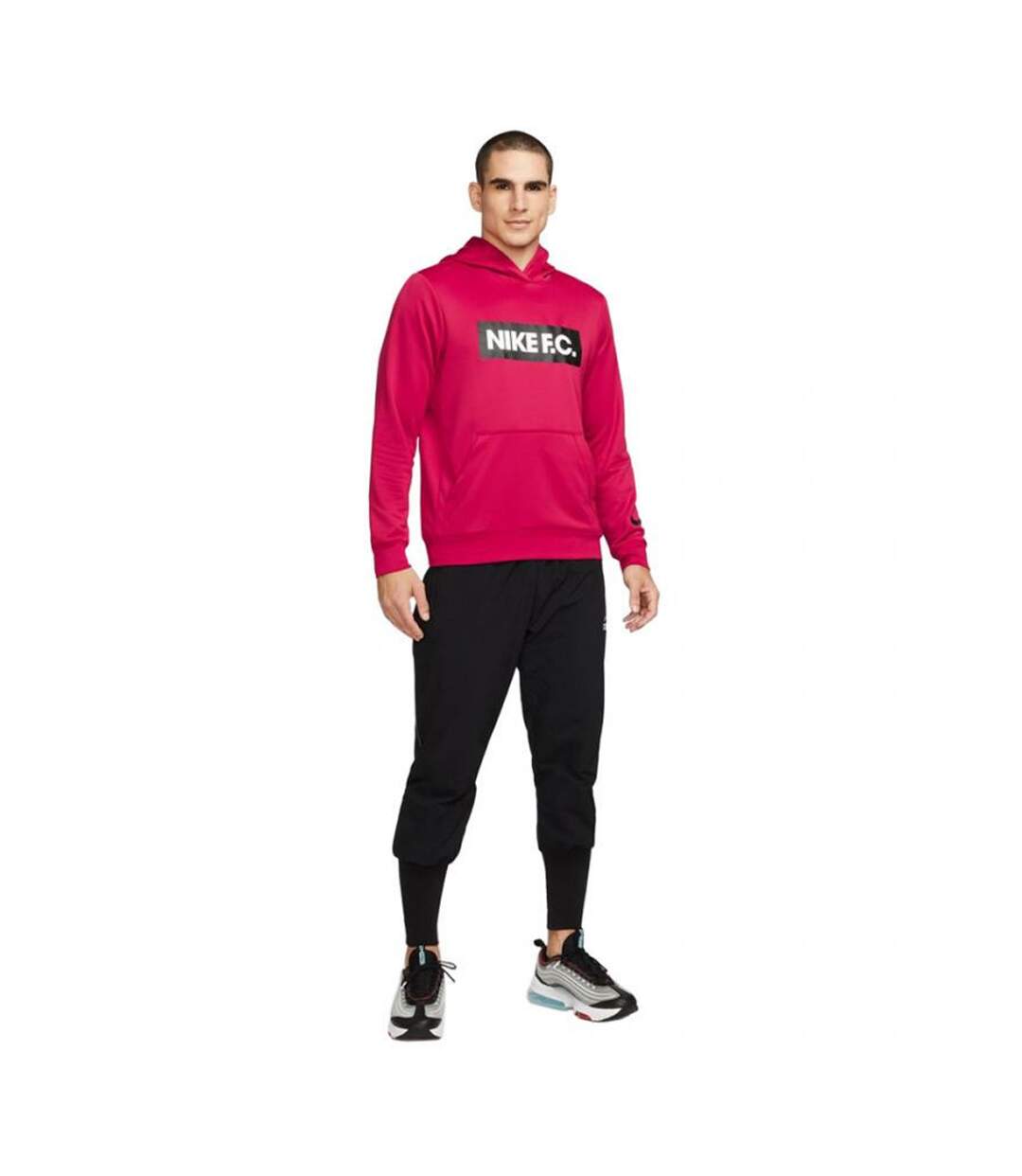 Sweat À Capuche Df Fc Libero Homme Rose Nike-1