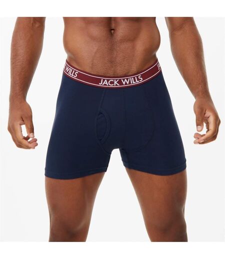 Lot De 3  Boxers Homme Bordeaux Sombre Jack Wills
