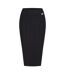 Womens/ladies Sareplie Knitted Pencil Skirt Black Hugo-1