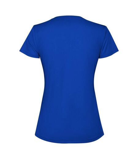 Womens/ladies estoril short-sleeved t-shirt royal blue Roly