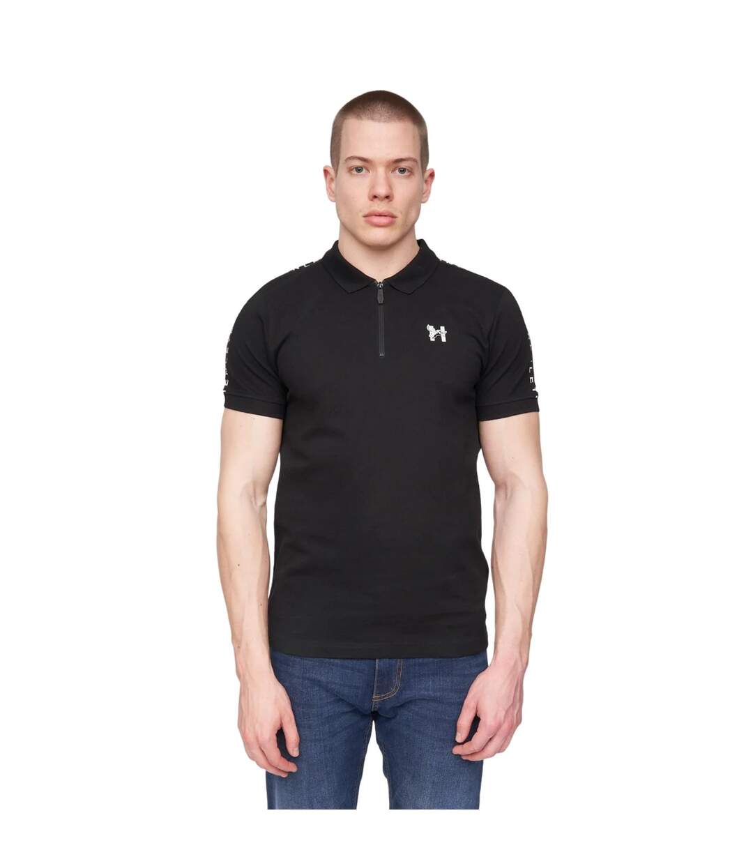 Polo Tapehen Homme Noir Henleys-2