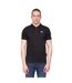 Mens tapehen polo shirt black Henleys