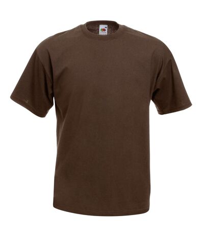 Fruit Of The Loom - T-shirt manches courtes - Homme (Marron) - UTBC330