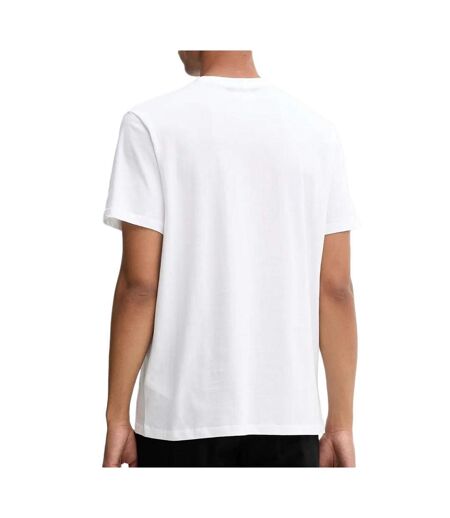T-Shirt blanc  homme calvin klein jeans standard