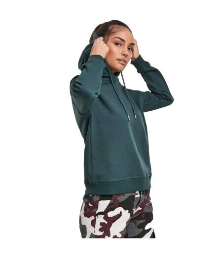 Sweat À Capuche Femme Vert Bouteille Urban Classics